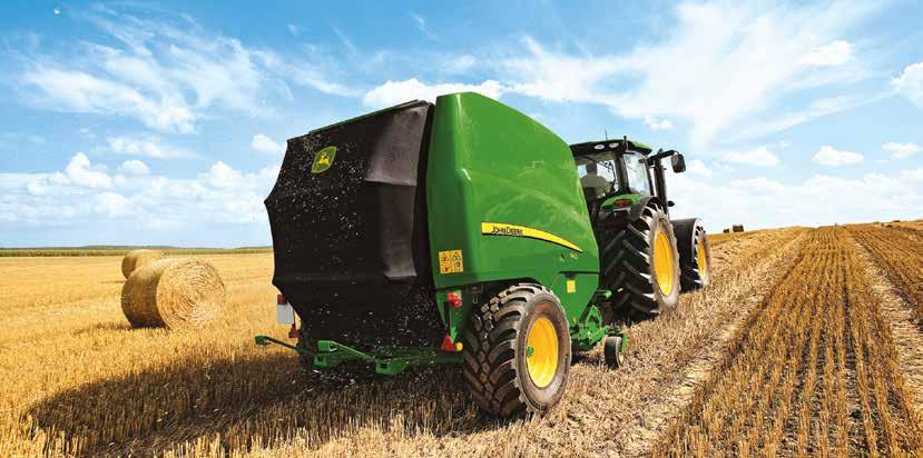 Ezekkel a piacon egyedülálló teljesítményű bálázókkal a John Deere egy új teljesítményosztályt teremtett.