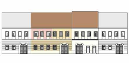 II. KÖZÉPSŐ BELVÁROS A belvárosban kiemelten fontos, hogy a homlokzati architektúra megváltoztatása csak egységes átépítéssel lehetséges.
