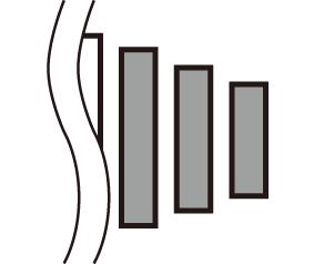 Ha a zaj problémát okoz, válasszuk a mellette lévő hátsó, nagyobb lánckereket, vagy esetleg az ez utánit, ha a lánc az 1. ábrán látható helyzetben van.