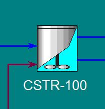 Reaktor Tökéletesen kevert tartályreaktor (CSTR) Név: Reaktor Bemenet: To Reactor Két kimenet gőz és folyadék (Vapour product és Liquid product) Gőzfázisú a reakció, nem lesz