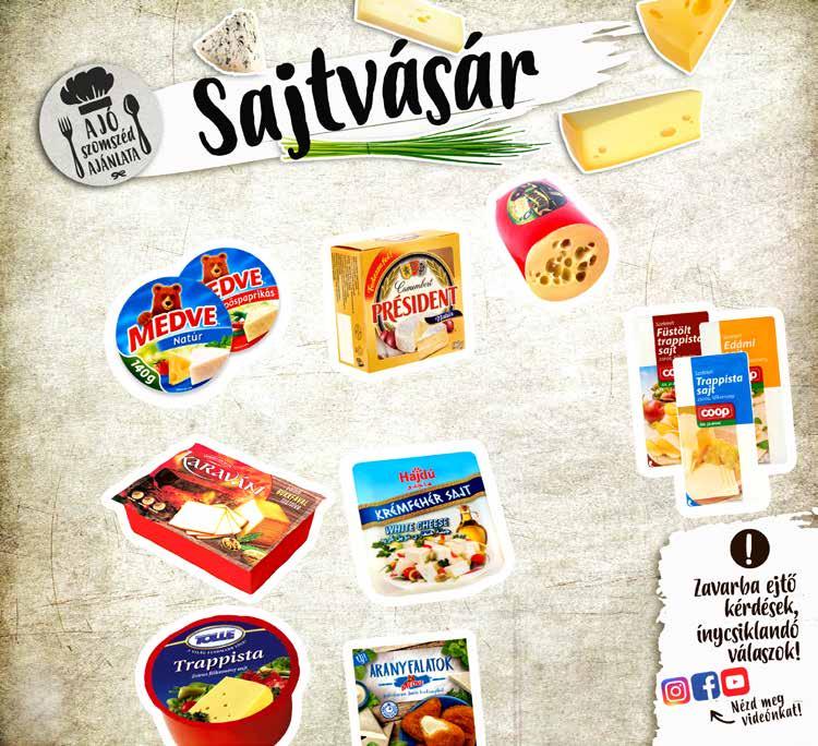 *Ajánlatunk csak a csemegepultos üzleteinkben érvényes.