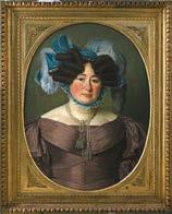 3. kép. Egger Vilmos: Csapó Dánielné Gindly Katalin arcképe, 1828 4. kép. Egger Vilmos: Csapó Dániel arcképe, 1828.