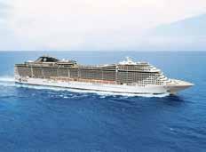 MSC SPLENDIDA A 2009-ben épült, pompás Splendida az MSC Fantasia-osztályú hajóinak legnagyobb tagja, a világ legszebb helyeire viszi el utasait, miközben elegáns és stílusos fedélzetén a legnagyobb