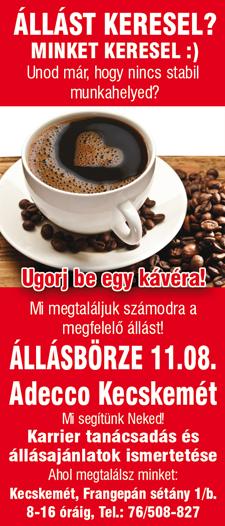 Lapzárta: csütörtök 12 óra Felelõs kiadó: Hírös Modul Kft. Felelõs szerkesztõ: Zakar László Szerkesztõség: 6000 Kecskemét, Kőhíd utca 17. Tel./fax.: 76/498-479 www.keszin.hu info@keszin.