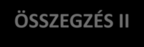 ÖSSZEGZÉS II.
