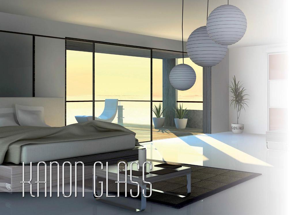 KANON GLASS KANON felső sín / TAF033 KANON síntakaró / TAF031 KANON GLASS75