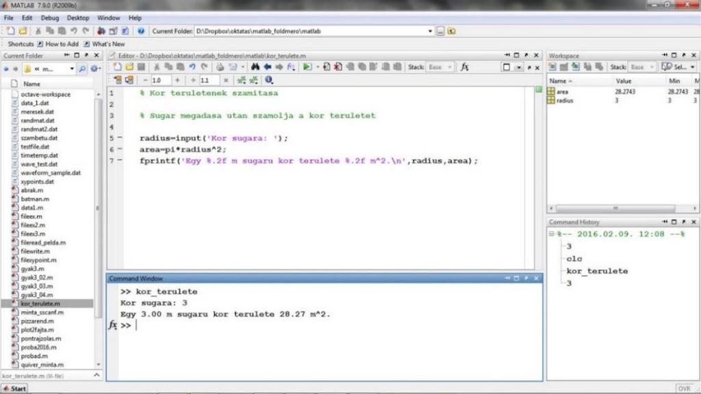 MATLAB/OCTAVE/ ALAPOZÓ 1 A gyakorlatok során Octave/Matlab matematikai környezet használatát fogjuk elsajátítani geodéziai, térinformatikai példákon keresztül.