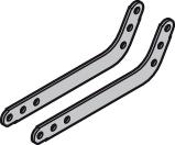 MAGYAR C1 C2 Hosszabbított vonszolóelem Ha a szabad tér a kapu legmagasabb pontja és a födém között kisebb, mint 30 mm, a garázskapu-meghajtás, amennyiben elegendő hely áll rendelkezésre, akár a