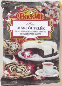 * BACK MIT MÁKTÖLTELÉK 250 g/db 1 : 1381,- 272,- 345,- GYERMELYI FINOMLISZT BL-55 1 /db 10 db esetén 1 85, 83 db: 109,-