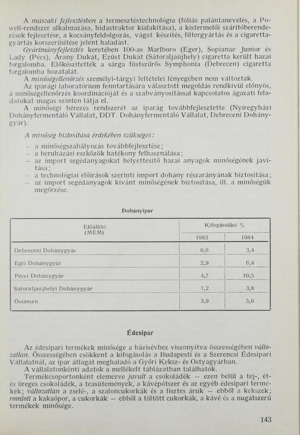 A műszaki fejlesztésben a termesztéstechnológia (fóliás palántanevelés, a Povvell-rendszer alkalmazása, hidastraktor kialakítása), a kistermelői szárítóberendezések fejlesztése, a kocsányfeldolgozás,