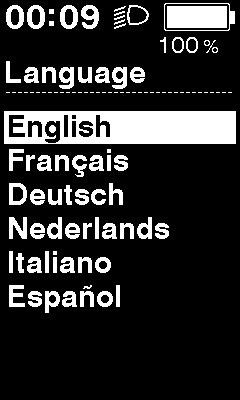 < SW-E6000 > Angol Francia Nyelv Német Holland < SW-E6010 > Olasz Spanyol 1 Az -X vagy az -Y gomb megnyomásával vihetjük a