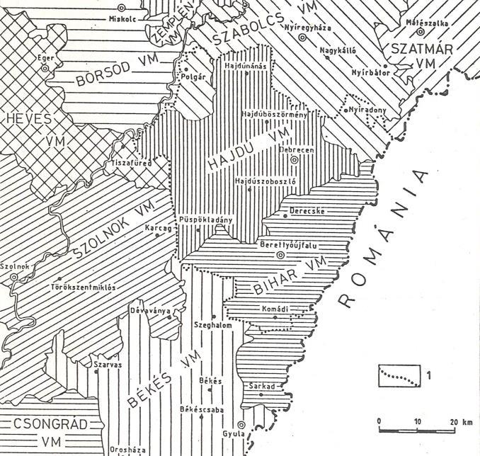 HORVÁTH PÉTER Alaposabb vizsgálódás után egyébként valószínűleg hasonló regionális problémákat vethetünk fel Hajdú vármegye déli térségében is.