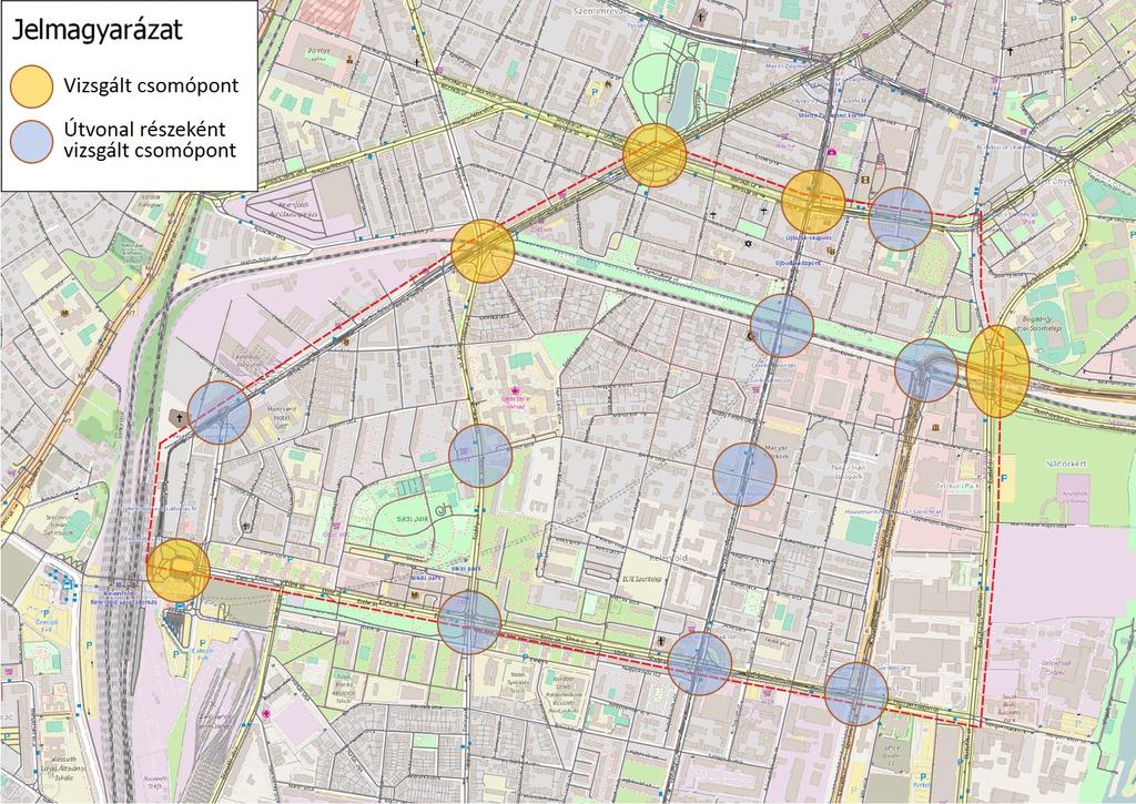Közlekedésbiztonsági és kerékpárosbarát fejlesztések Budapest XI. kerületében Kerékpárforgalmi Hálózati Terv 24.