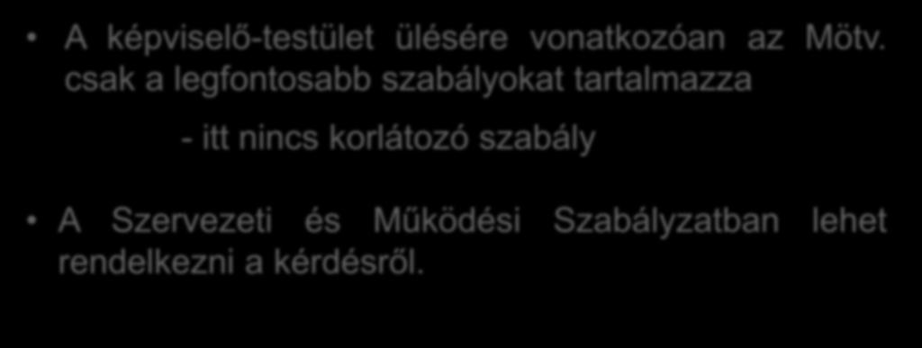 IV. Jogesetek 2. Azonos tárgykörben érkezett előterjesztést köteles-e a polgármester napirendként javasolni, ha a kérdésben a testület korábban már döntött?