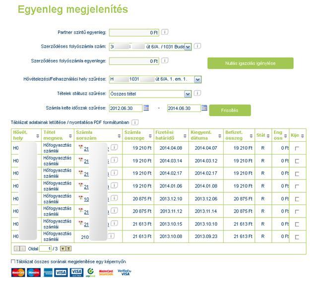 Túlfizetés esetén: Nullás igazolás igénylése: A regisztrált e-mail címre kiküldésre kerül egy levél, mely tartalmazza a Nullás