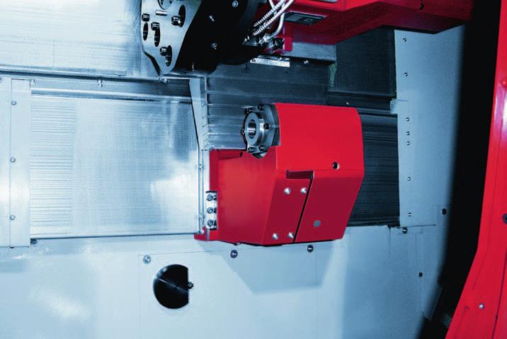 Szegnyereg: A MAXXTURN 45 szegnyerges kivitelénél ezt a görgős megvezető pályára szerelik fel és 510 mm hosszban automatikusan mozgatható.