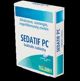 Sedatif PC - alvászavar, szorongás, ingerlékenység tüneteinek kezelésére.