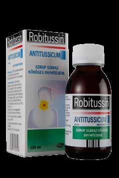 Hatóanyag: borostyán levél száraz kivonata 2189 Ft 440 Ft 17,5 Ft/ml 1749 Ft Robitussin Antitussicum szirup, 100 ml A Robitussin Antitussicum enyhíti a makacs, száraz, irritatív köhögést, ráadásul