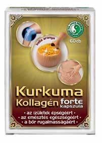További Alma akciók Kurkuma kollagén forte kapszula, 60 db Az ízületek épségéért, az emésztés egészségéért és a bőr rugalmasságáért.