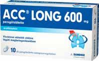 Téli akciók ACC 600 mg pezsgőtabletta szalagcsomagolásban, 10 db Napi 1 ACC Long 600 mg pezsgőtabletta segít már a