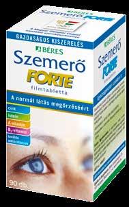 :makuladegeneráció) illetve az erős fénysugárzás oxidatív szemkárosító hatása esetén a különleges táplálkozási igény
