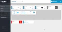 VEZÉRLÉS Daikin Cloud Services Az épületek követése és vezérlése távolról Több helyszín követése és vezérlése A hibaelhárításhoz a szerelő vagy műszaki vezető a felhőn keresztül távolról
