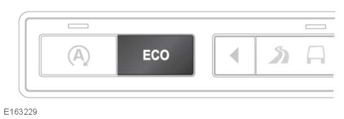 R Vezetési programok ECO PROGRAM Az ECO program a gazdaságosabb vezetési stílust tartja szem előtt, az üzemanyag-takarékosság javításának megfelelően módosítja a jármű beállításait.