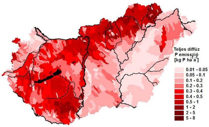 pdf) jelentésükben megállapították, hogy a felszíni oldott foszfor emissziók 0,001 és 0,3 kg P ha -1 év -1 értékek között változtak.