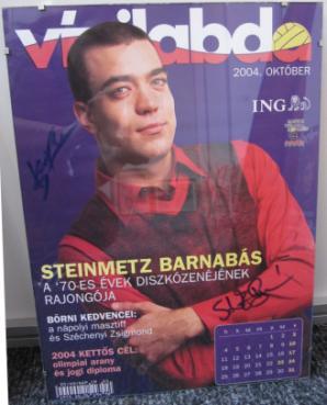 Kásás Tamás (2004. július) poszter a Vízilabda 2004 c. sorozatból.