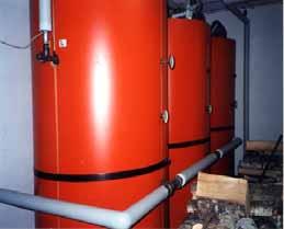 Raumheizung Development of combined solar systems Combined solar systems of the 1st generation in Austria (Started at the beginning of the 90's until the