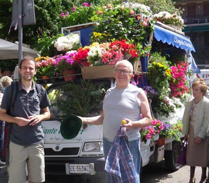 2012-ben Baden-Badenben járva álmodtuk meg, hogy idén a római rózsaversenyt nézzük meg.