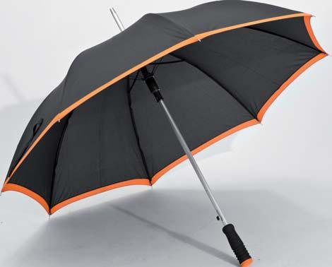 S2 20 x 10 cm P Elegáns automata esernyő nyers selyem anyagból, kényelmes