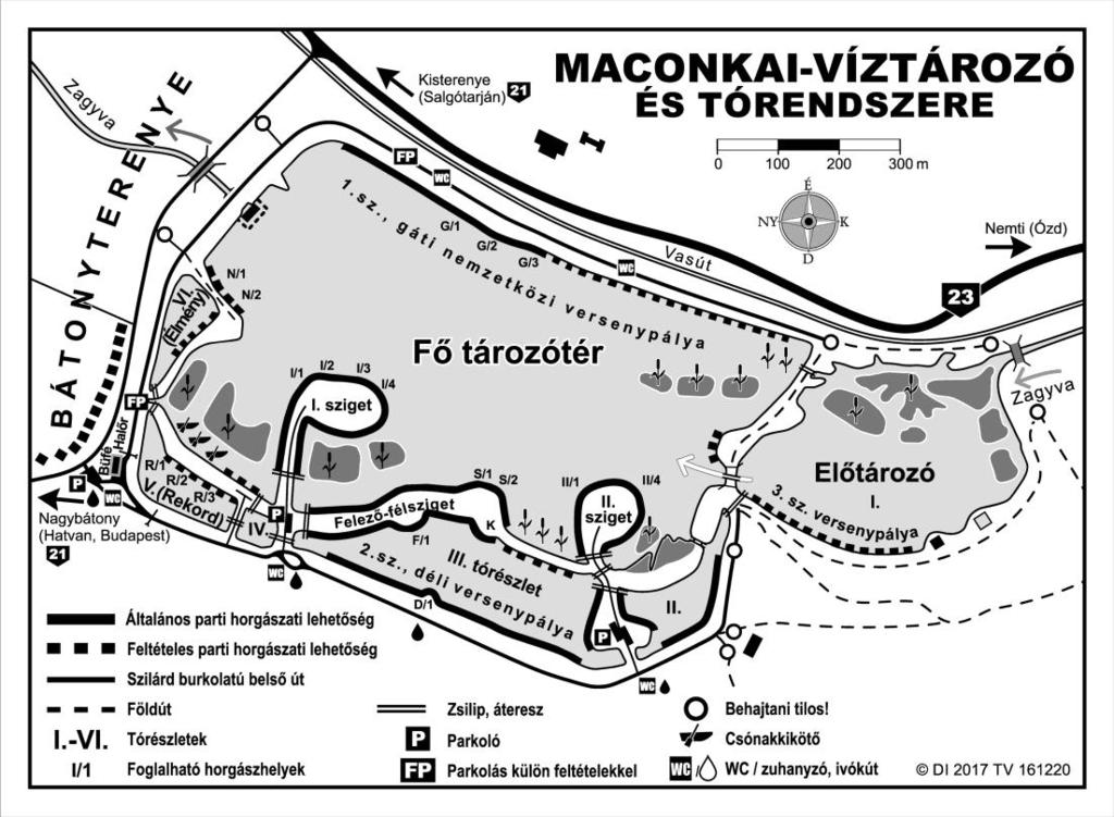 I. A kezelt területen való tartózkodás szabályai 7. Gépjárművel csak előzetes díjfizetés esetén használhatók a hosszgáti-, a Nyári kikötői és a halőrház 1.