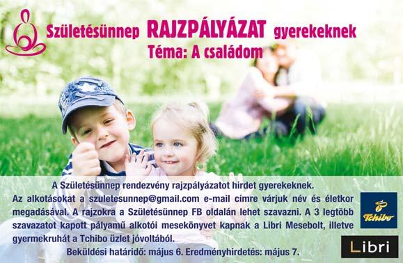 16.30 Nincs semmi másom Kökény Attila előadása. 17.30 VII. Virágos Térségünkért asztali beszélgetések.