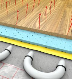 PADLÓALÁTÉTEK ProfiFloor XPS - 3 mm, 5 mm Az extrudált polisztirolból készült (XPS) alátétek, legnagyobb előnye a hosszá távú és magas teherbírási képesség, ami a klikk-rendszerrel ellátott padlók