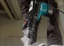 18. SDS-MAx FÚRÓ-VÉSőKALAPÁCSOK HR5201C / HR5211C Fúró-vésőkalapácsok HR5201C Jellemzők: SDS-Max szerszámbefogás Lágyindítás Konstanselektronika Csúszókuplung Ütésszám kiválasztás beállító tárcsa