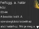 glükózérték közelít az alsó határhoz. Az inzulin adagolása átmenetileg megszakad, ha a szenzoros glükózérték eléri az alsó határt, vagy az alá kerül. Ennél a értesítésnél ellenőriznie kell VCértékét.