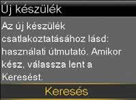 Ha a kettő egyezik, jelölje ki a Megerősítés opciót. Amennyiben a pumpa nem találja a távadót (erről üzenetet kap), úgy tegye vissza a távadót a töltőre.