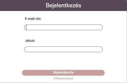 Fontos: A webes felületre történő belépés, nem egyezik meg a telepített programba történő bejelentkezéssel. Az alkalmazásba történő bejelentkezéssel a mérések és jelzések folyamatosak.