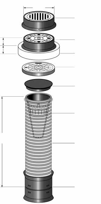 A nulla fok alatti hômérsékleten történô beépítés sem jelent problémát. A Sicku-pipe 300 VS savaknak és lúgoknak is ellenáll.