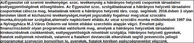 1. Szervezet / Jogi személy szervezeti egység azonosító adatai 1.1 Név: Szervezet 1.