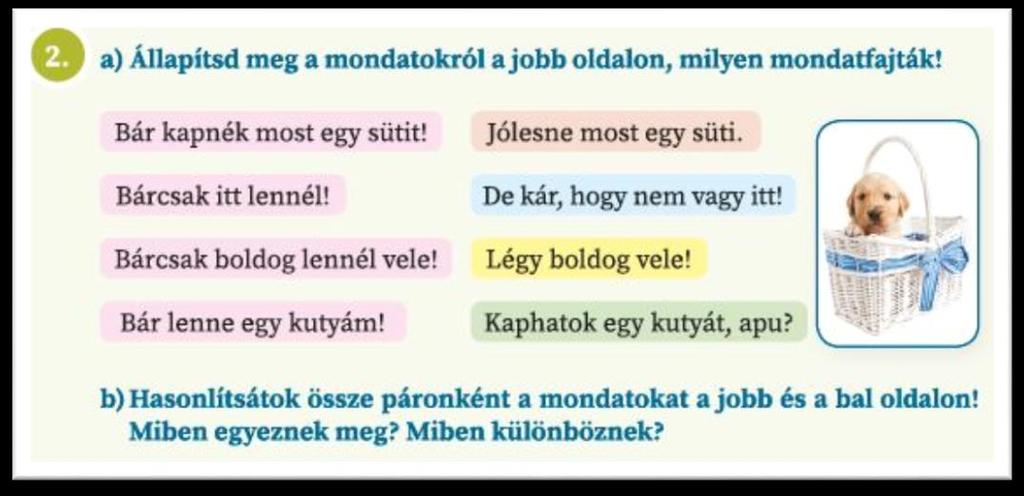 visszatérést a fejezetnyitó képekhez. A kis képek mellett a lecke címét, a fejléc felső sarkában a fejezet címét olvashatjuk.