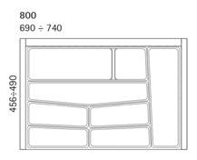 5.42 nevőeszköztartók 32/76. Műanyag evőeszköztartók A 32/76-os evőeszköztartókkal toldható 456 490 450 340 390 n32/76.