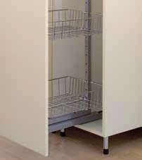 0000622150 ne40 Kamrapolc vasalat szett Állószekrények praktikus kihasználásához, 0 és 40 cm szélességű szekrényelemekhez.