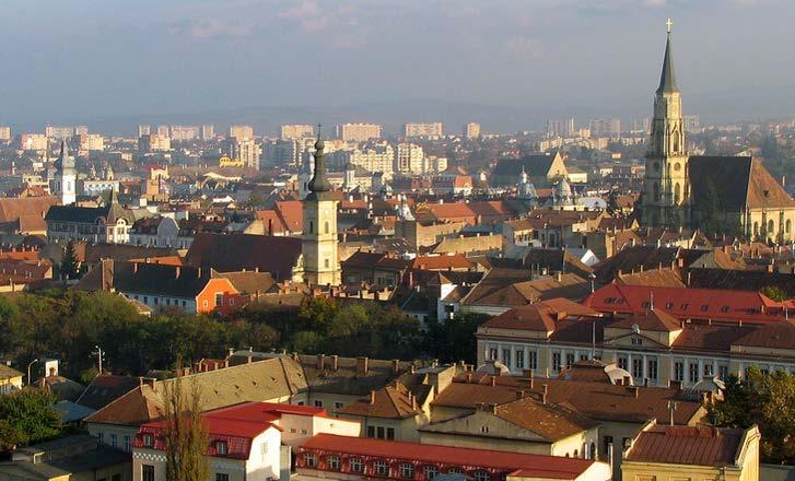 1945 : Cluj, Cluj-Napoca (Románia) Történet: 1956: 115 000 fő, 2002: 318 000 fő 1950-es évekig magyar többség, 2002: 80% román, 19% magyar 1974: -Napoca utótag 1989: rendszerváltozás Térképek: