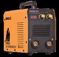 HEGESZTŐ INVERTER GORILLA POWERMIG 221 CO (200A) HEGESZTŐ INVERTER GORILLA POWERMIG 263 CO (250A) 3 FÁZIS HEGESZTŐ INVERTER IWELD GORILLA SUPER FORCE 230 IGBT (215A) 156.693,- Ft nettó 199.