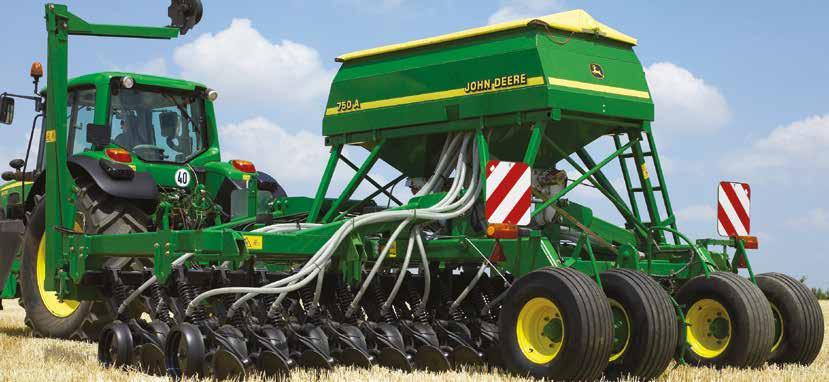 MUNKAGÉPEK - Gépajánlat 2018 JOHN DEERE 750A 3 M, 750A 4 M ÉS 750A 6 M GABONAVETŐGÉPEK Alkalmazás: sorvetőgép közepes és nagy gazdaságok számára, csökkentett talajműveléses technológiában.