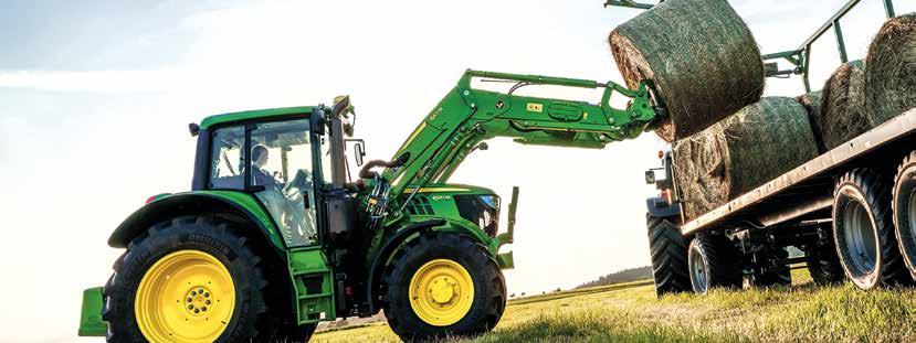 TRAKTOROK - Gépajánlat 2018 JOHN DEERE HOMLOKRAKODÓK A John Deere új R sorozatú homlokrakodóit kifejezetten a John Deere traktorokra tervezték.