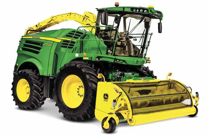 JOHN DEERE 8000 SOROZATÚ ÖNJÁRÓ SZECSKÁZÓGÉPEK A Prodrive fokozatmentes hajtómű differenciálzárral, a tökéletes járóképesség elősegítésére született.