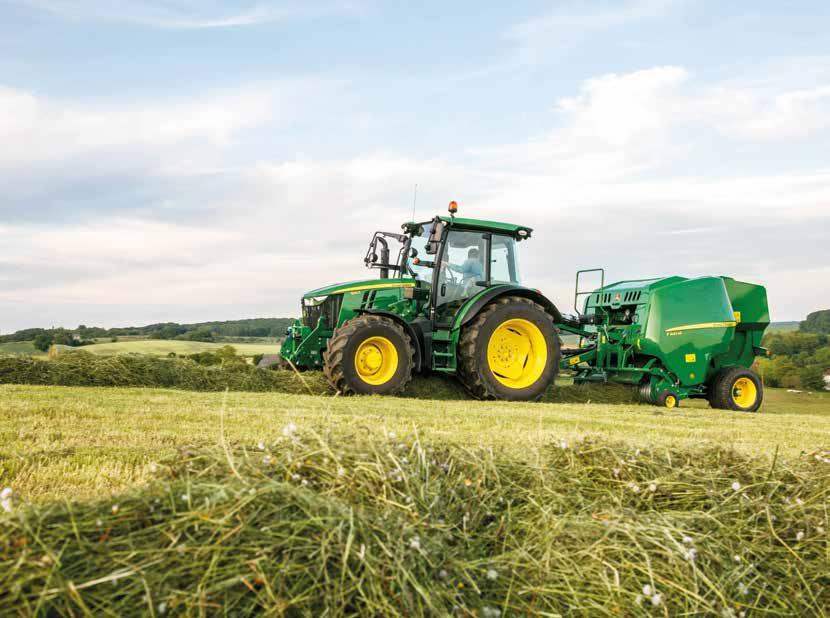 JOHN DEERE F441 FIXKAMRÁS BÁLÁZÓK 1. Az új nagy teljesítményű rendfelszedő a piacon a legjobb rendfelszedést teszi lehetővé. F441 M esetén galvanizált F441 R esetén rozsdamentes kivitelben. 2.